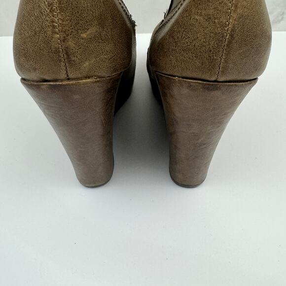 Seychelles Women's Leather Wedge Chelsea Bootie Boot Brown Size 9.5 - Picture 7 of 10